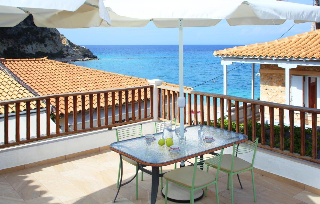 Lagadi Luxury Sea Side Apartment Agios Nikitas Bagian luar foto