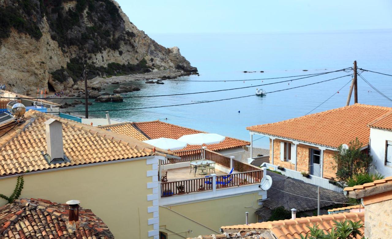 Lagadi Luxury Sea Side Apartment Agios Nikitas Bagian luar foto